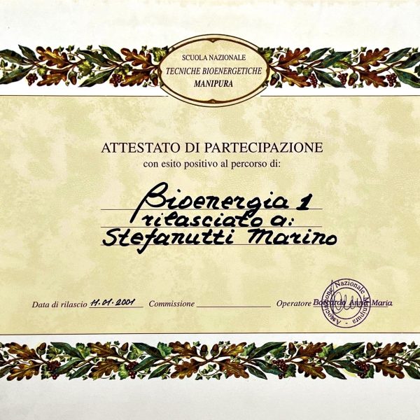 Attestato Bioenergia 1